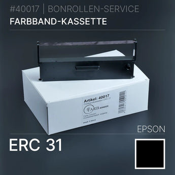 Schwarzes Farbband ERC 31 für Epson ERC 31 Drucker