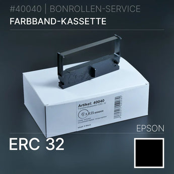 Schwarzes Farbband ERC 32 reinigungsfest für Epson Drucker