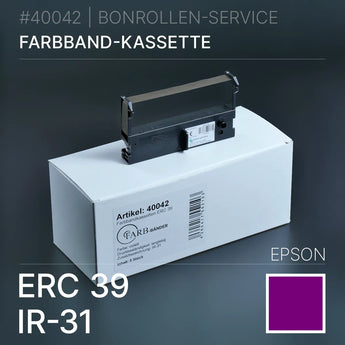 Farbband ERC-39 für Epson IR-31, violett, schwarzer Kunststoff