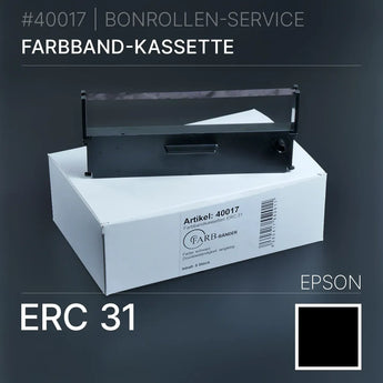 Schwarzes Farbband ERC 31 für Epson ERC 31 Drucker
