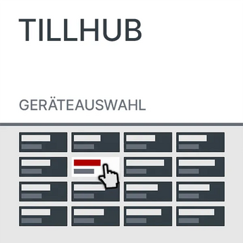 Modelliste Tillhub Kassensysteme und mobile Kassen mit passenden Kassenrollen