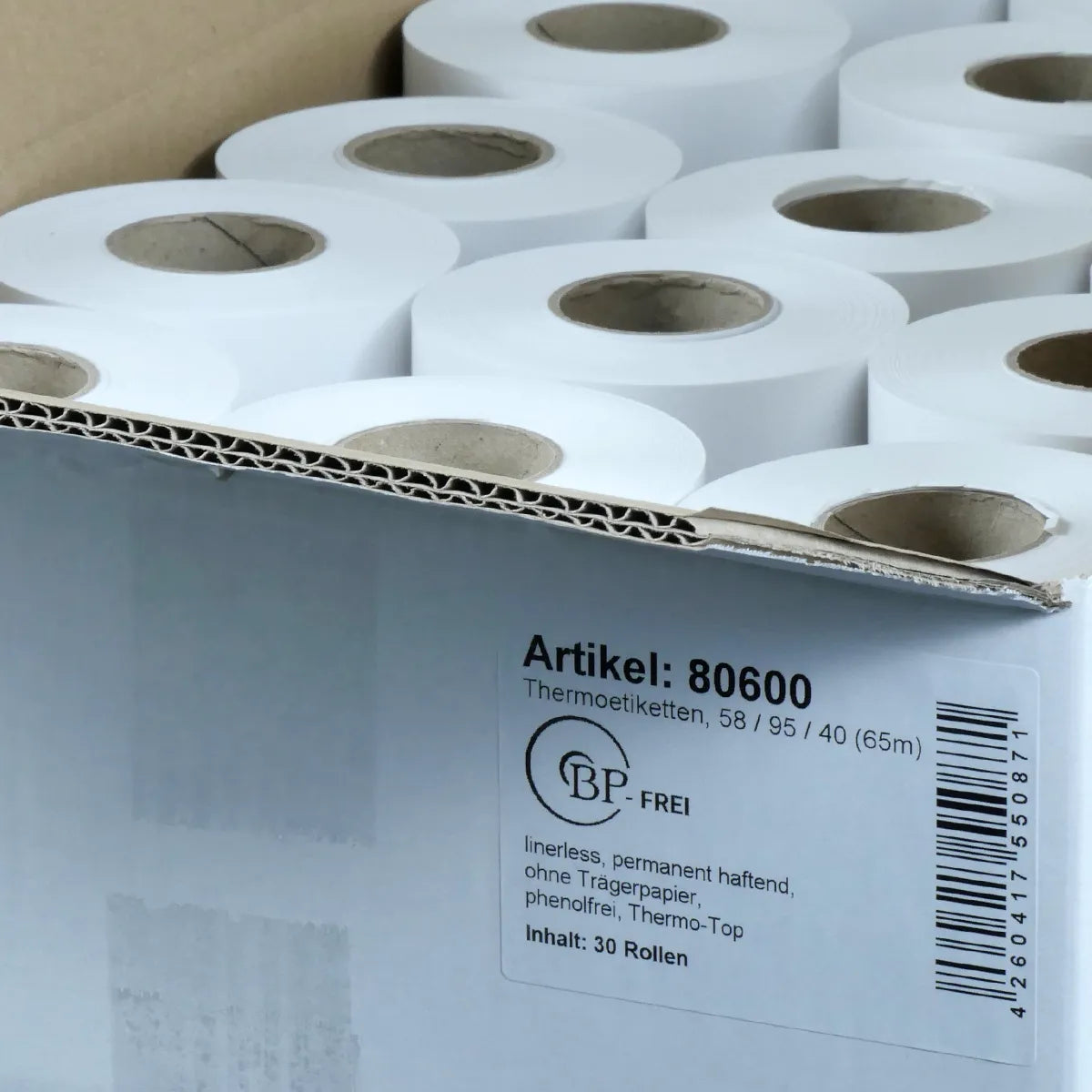 BETCKEY 6 Rollen Verwijderbare Filmlabels – 36x89mm, Compatibel Met DYMO 450/4XL, Geen Lijmresten